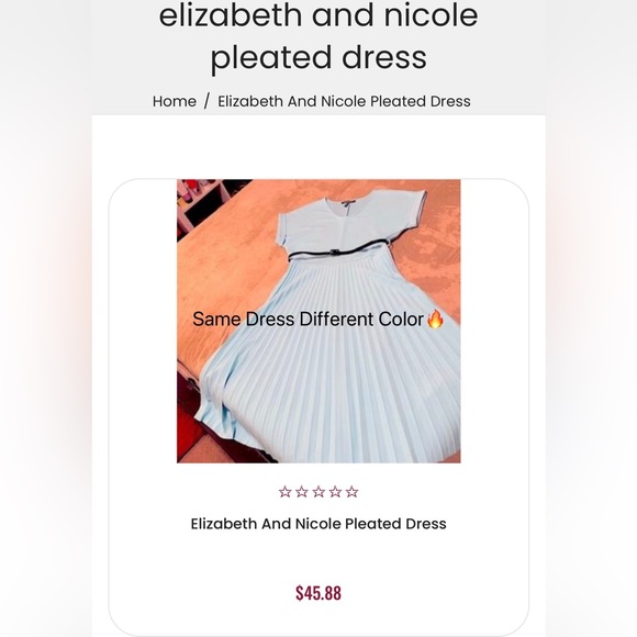 Gorgeous MIDI Pleated Dress in dazzling Orange  from Elizabeth & Nichole🔥🔥🔥 - Picture 7 of 11